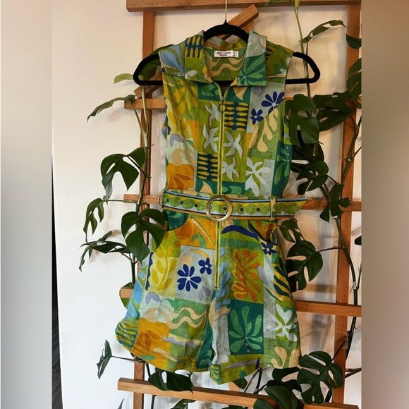 Nine Lives Bazaar Ace Romper - Jungle - Picture 2 of 9